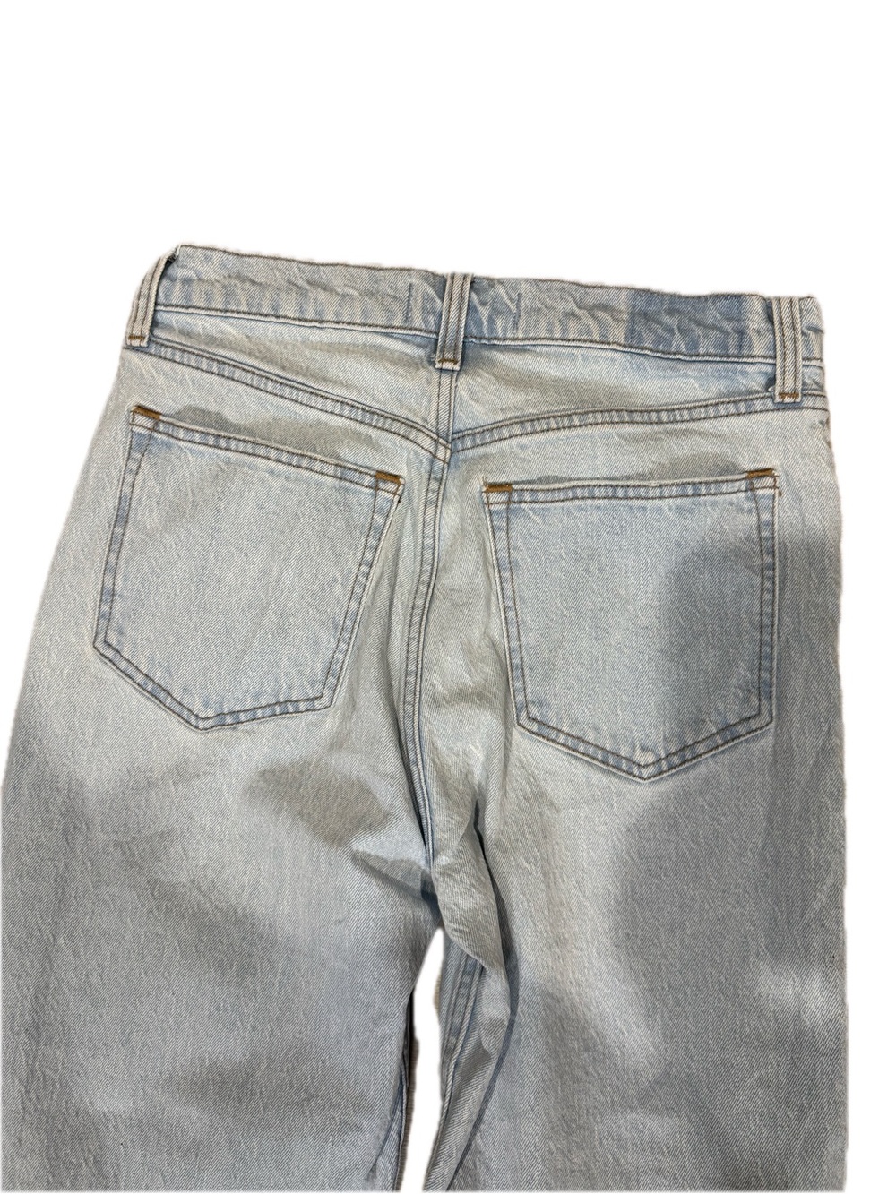 Abercrombie & Fitch The 90’s Relaxed High-rise Distressed Straight-Leg Jeans - Picture 8 of 8